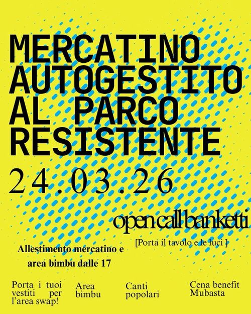 MERCATINO AUTOGESTITO AL PARCO RESISTENTE 