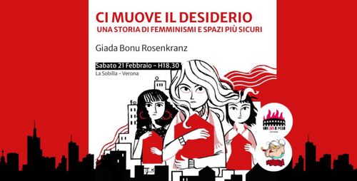 Presentazione di "Ci  muove il desiderio. Una storia di femminismi e spazi più sicuri” con l’autrice Giada Bonu Rosenkranz