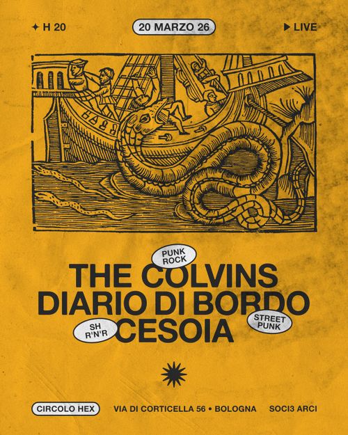 The Colvins • Diario Di Bordo • Cesoia | Live ⚲ Circolo Hex