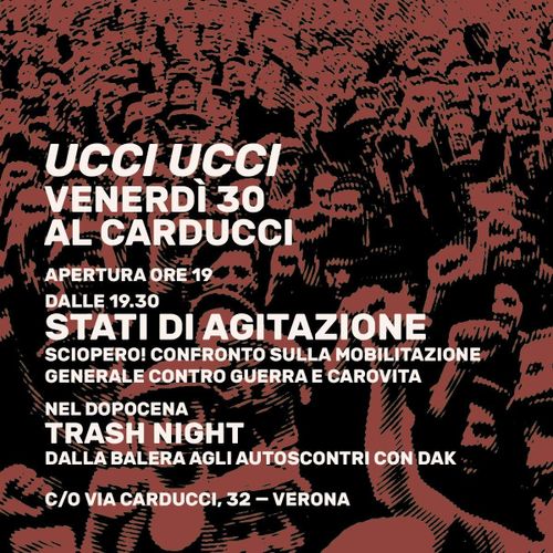 Lab. politico "Stati di Agitazione" + Halloween trash night