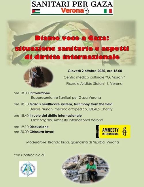 Sanitari per GAZA