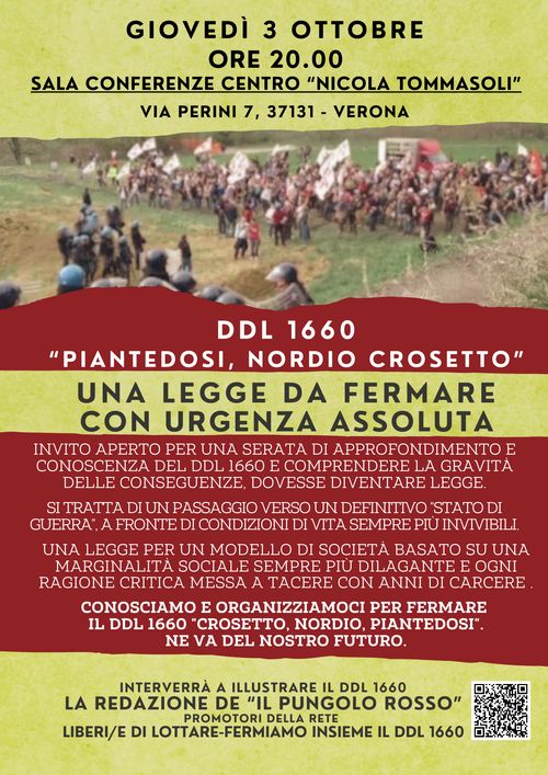 DDL 1660 Una legge da fermare