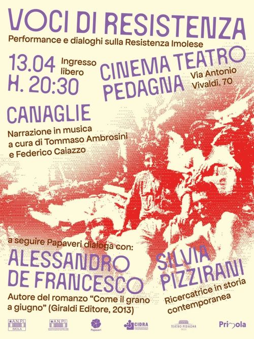 Voci di Resistenza, performance e dialoghi sulla resistenza imolese 