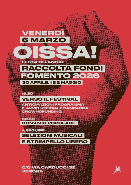 Verso FOMENTO 2026 - Festa di lancio!