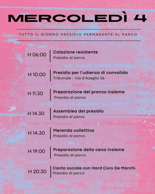 PRESIDIO PERMANENTE AL PARCO