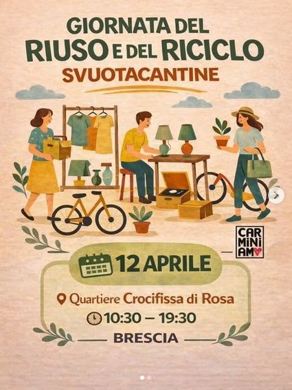 GIORNATA DEL RIUSO E DEL RICICLO - MERCATINO SVUOTACANTINE