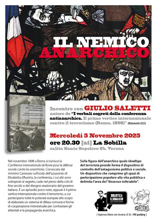 Il nemico anarchico - La conferenza antianarchica di Roma (1898)