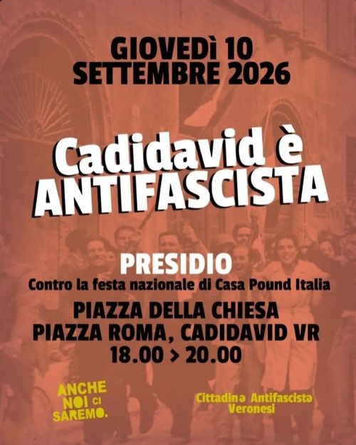 Cadidavid è antifascista