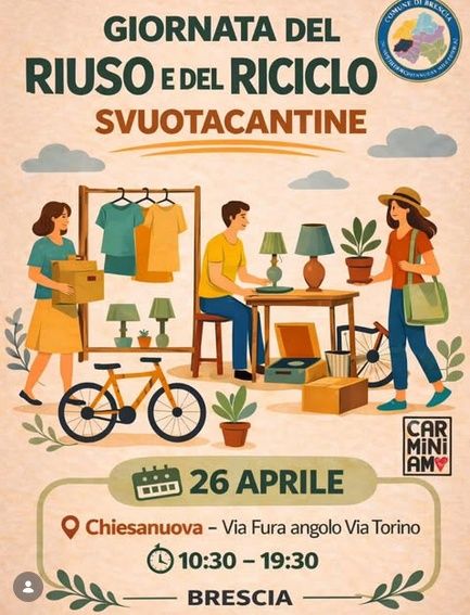 GIORNATA DEL RIUSO E DEL RICICLO - MERCATINO SVUOTACANTINE