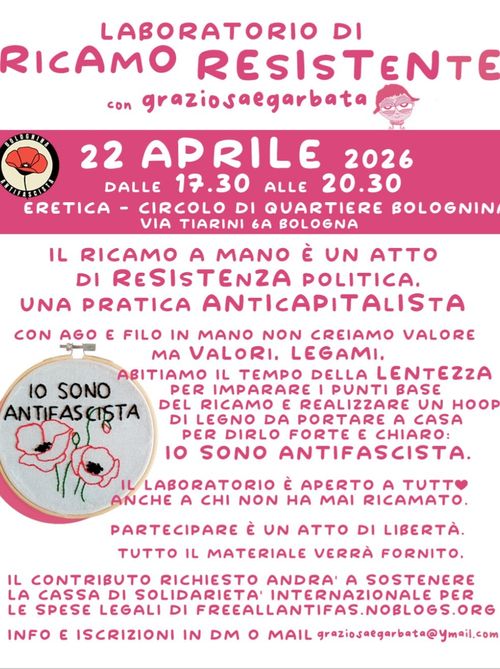 Laboratorio di ricamo